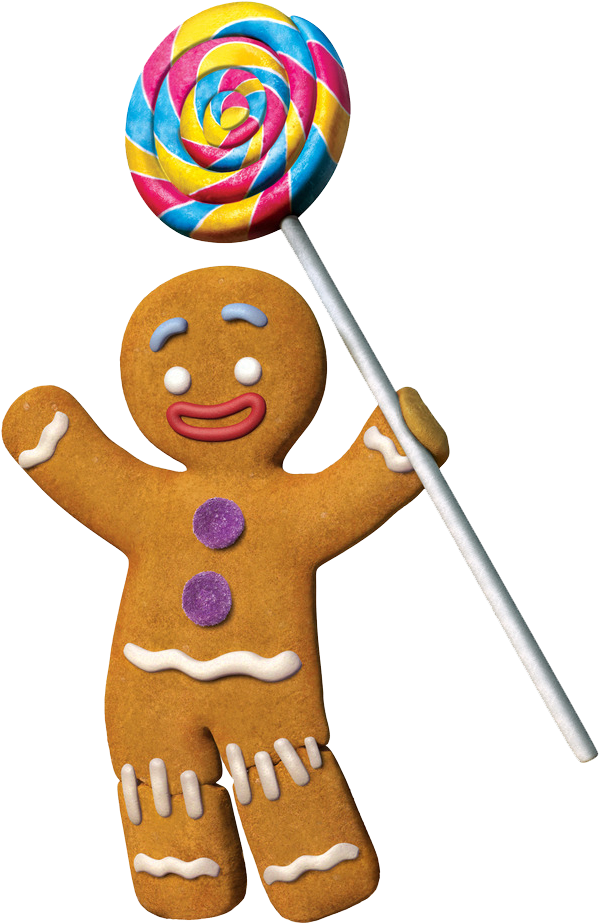 Gingerbread Man - Gingy Shrek@nicepng.com